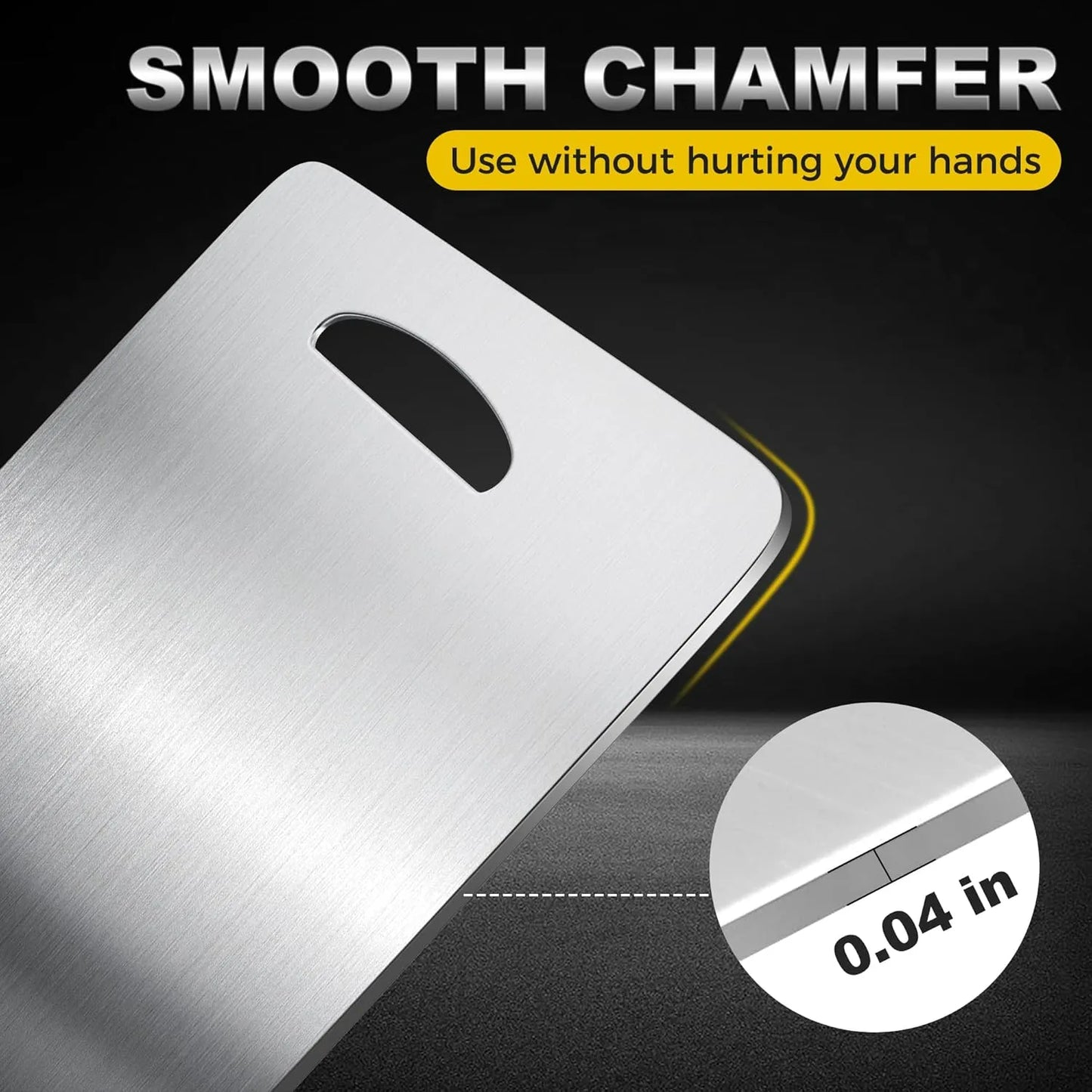 ChefSteel - 304 Stainless Steel Cutting Board