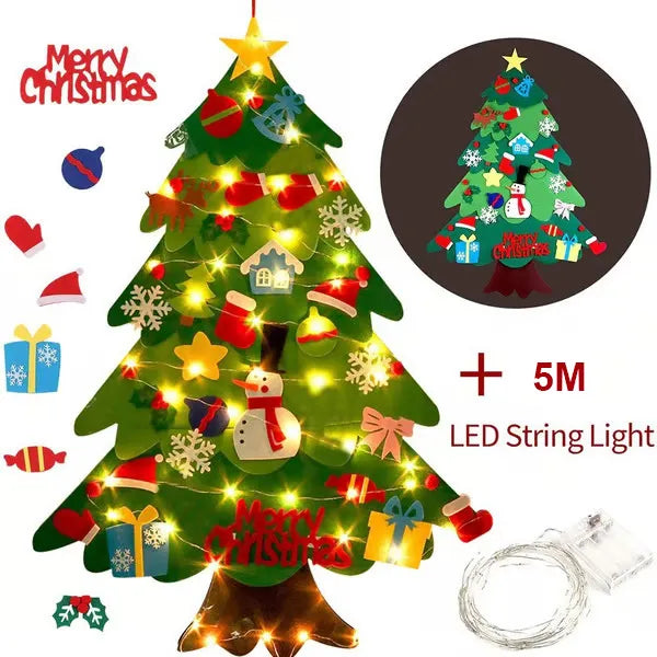 MerryCraft DIY Felt Christmas Tree for Kids