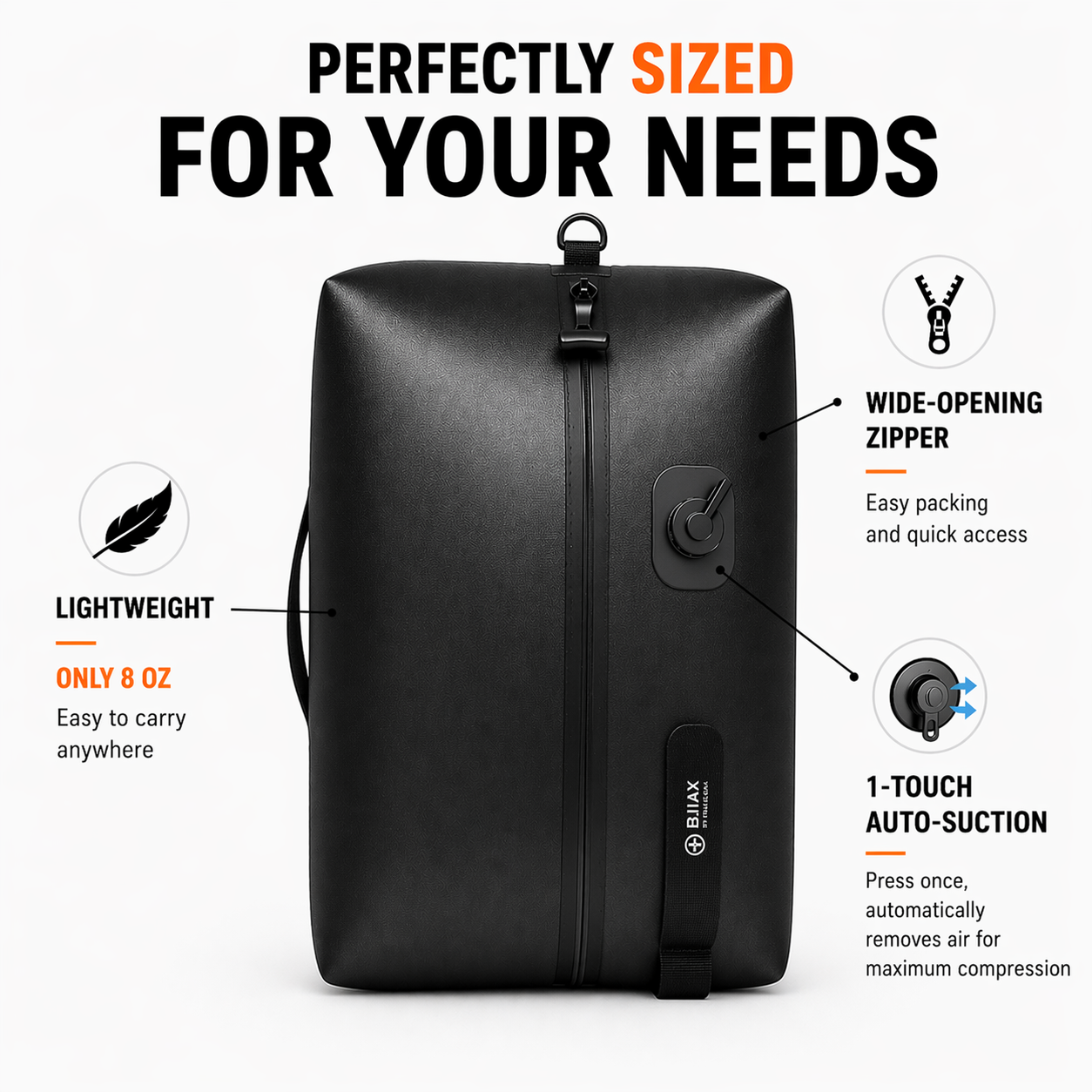 AutoPump Compression Travel Bag