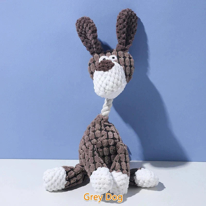 The Indestructible plush dog toys for aggressive chewers