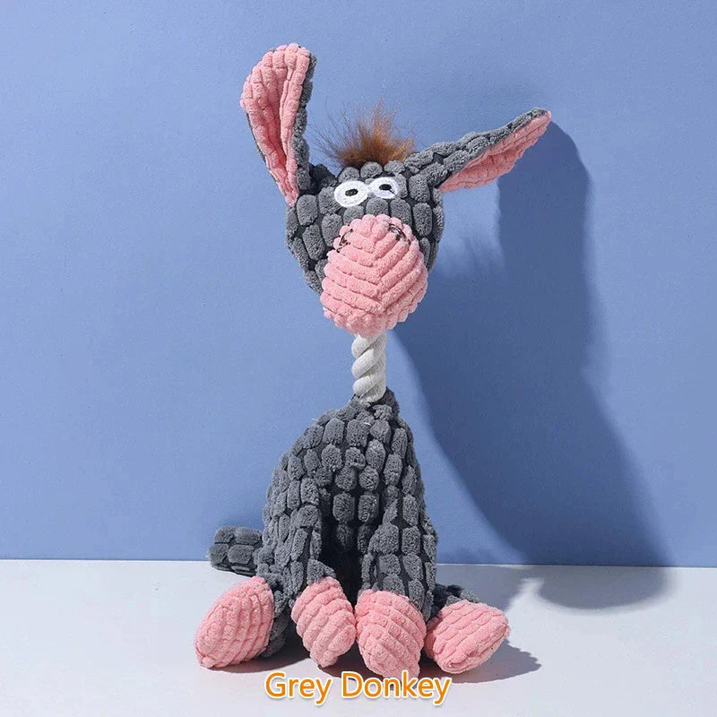 The Indestructible plush dog toys for aggressive chewers