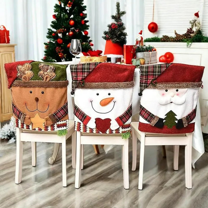 FestiveCharm Christmas Chair Covers