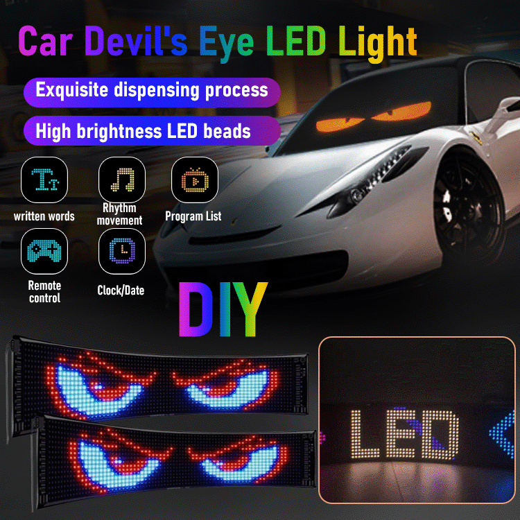 Smart Flexible LED Car Display — Your Message, Seen Instantly