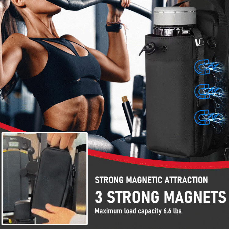 Magnetic Gym Bottle Bag – Stick It. Train Smarter.