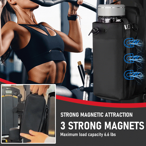 Magnetic Gym Bottle Bag – Stick It. Train Smarter.