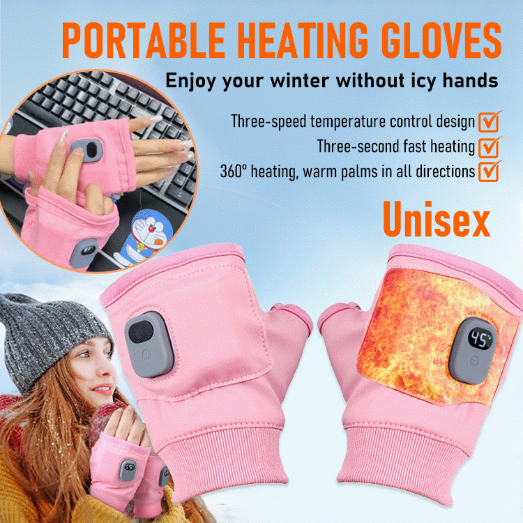 StayWarm Fingerless Heated Gloves