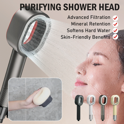 VekVek - Charcoal Fiber Filter Shower Head