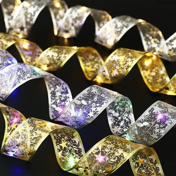 ✨ TwinkleRibbon Christmas Fairy Lights