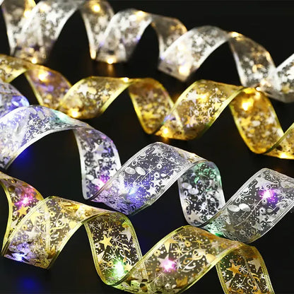 ✨ TwinkleRibbon Christmas Fairy Lights