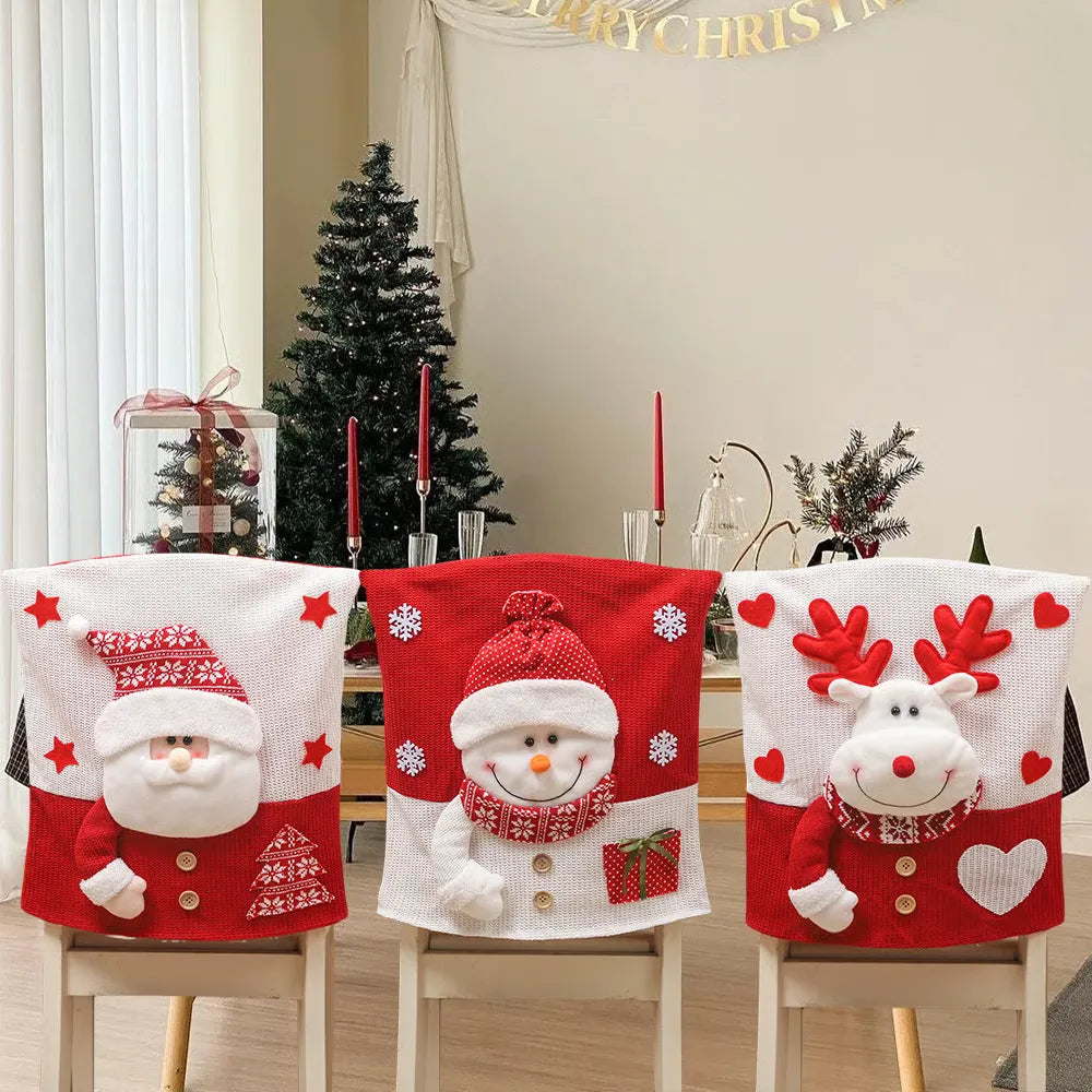 FestiveCharm Christmas Chair Covers