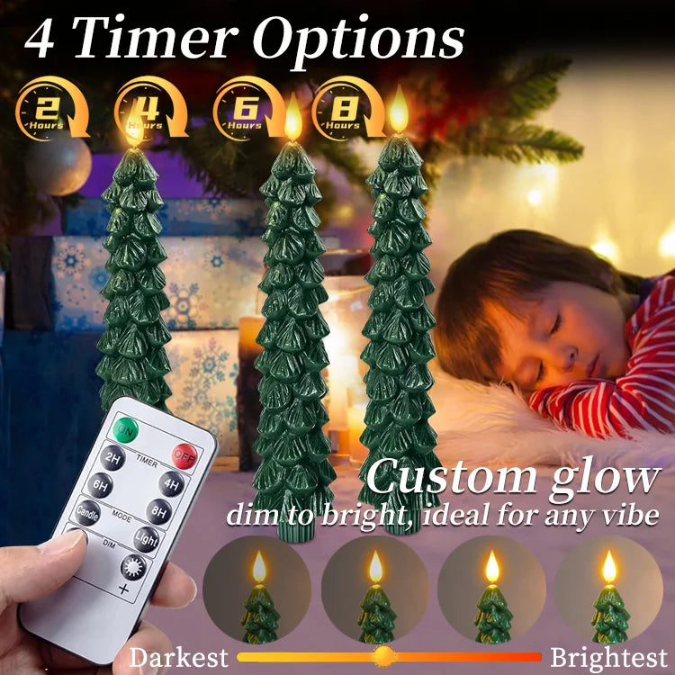 LumiTree Flameless Christmas Tree Candles