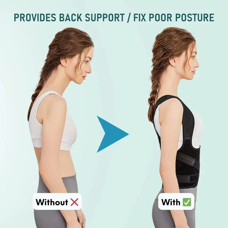 Adjustable Posture Support Vest for Daily Comfort & Alignment