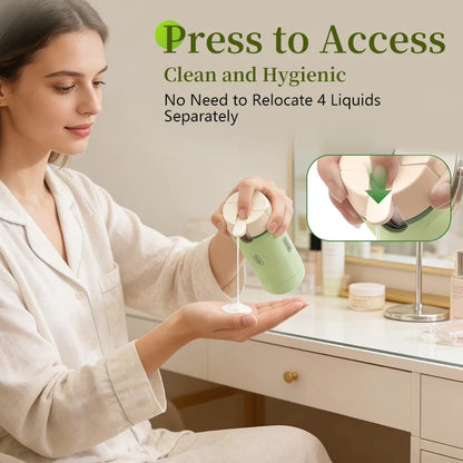 4-in-1 Travel Refillable Bottle Set