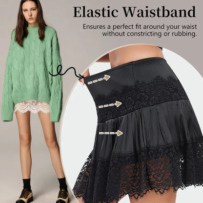 Lace Half Slip Skirt