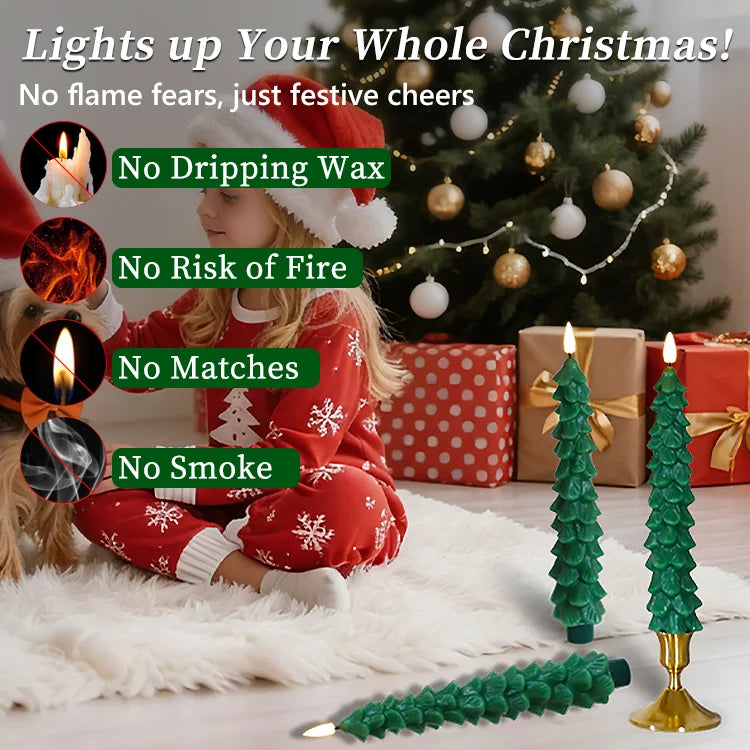 LumiTree Flameless Christmas Tree Candles