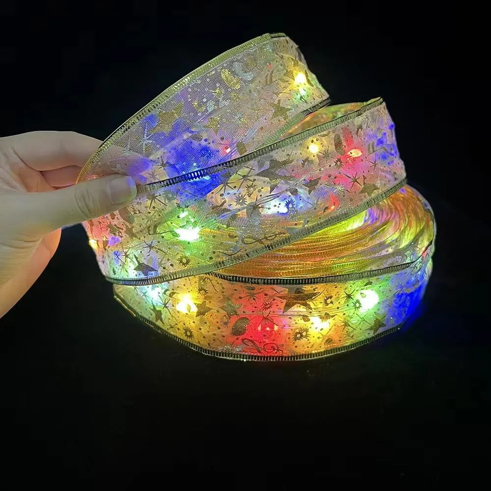 ✨ TwinkleRibbon Christmas Fairy Lights