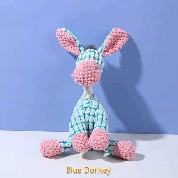 The Indestructible plush dog toys for aggressive chewers