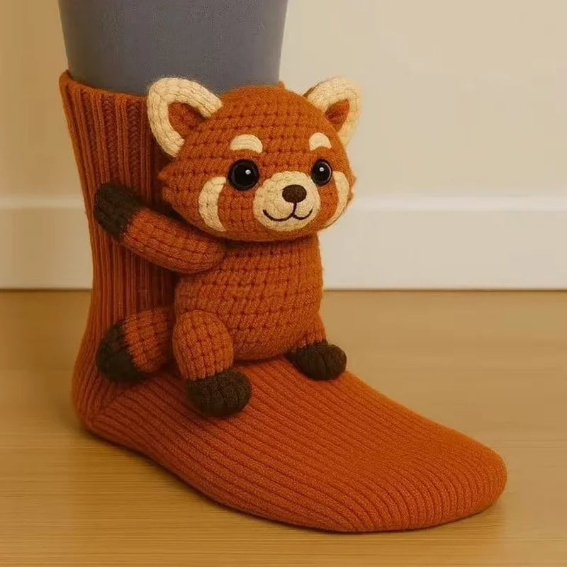 Cute Animal Knit Socks – Cloud-Soft Warmth That Makes Every Winter Moment Cozier