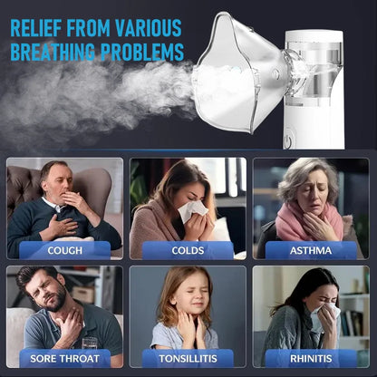 MistFlow - Portable Nebulizer & Air Humidifier