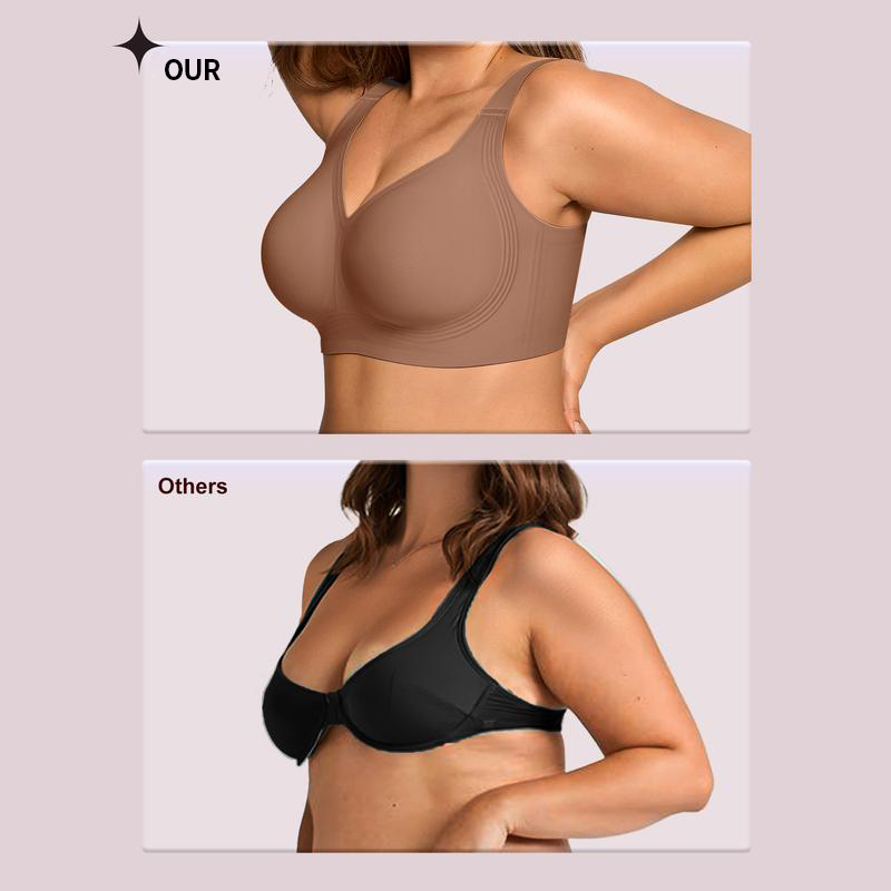 Crafted for Comfort：Full coverage wireless bra💖