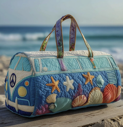 Boho Bloom Quilted Duffle Bag