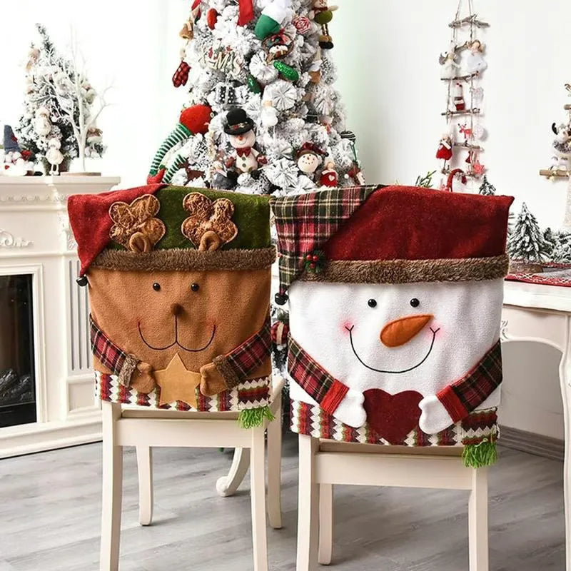 FestiveCharm Christmas Chair Covers