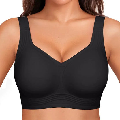 Crafted for Comfort：Full coverage wireless bra💖
