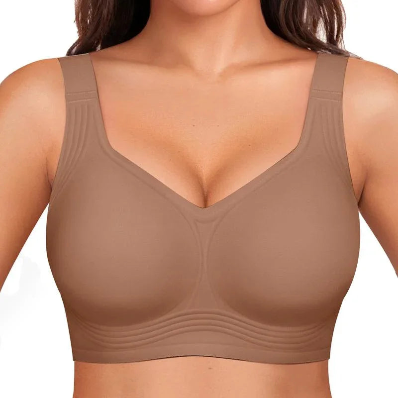 Crafted for Comfort：Full coverage wireless bra💖