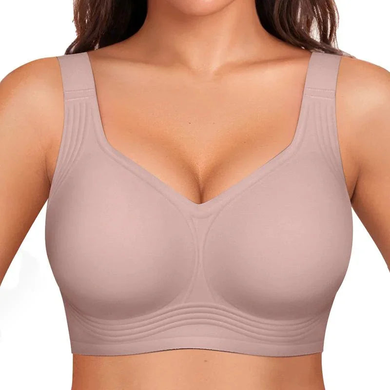 Crafted for Comfort：Full coverage wireless bra💖