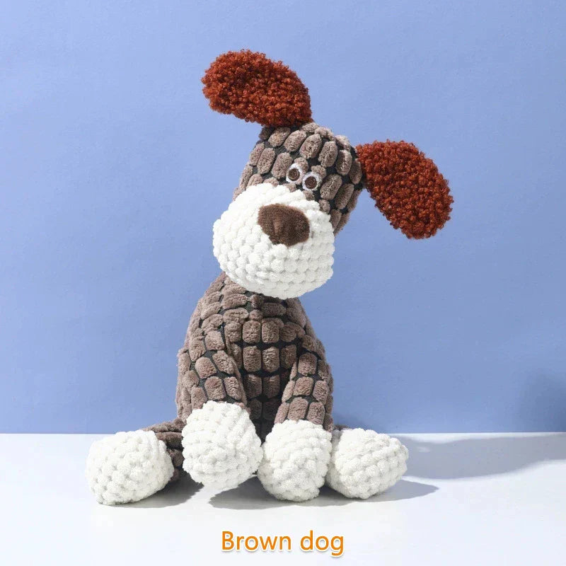 The Indestructible plush dog toys for aggressive chewers